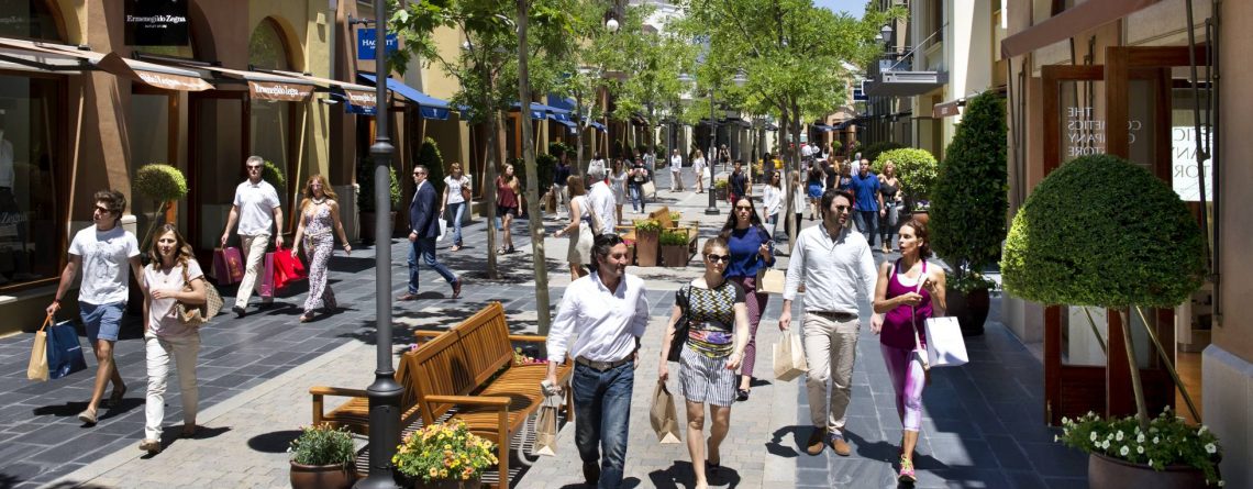 The Las Rozas Village shopping center outside Madrid.